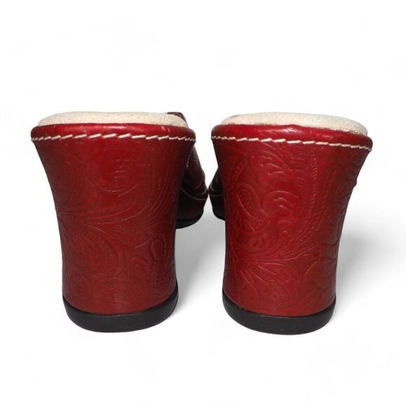 Rockport Red Wedge Sandals - Picture 5 of 10